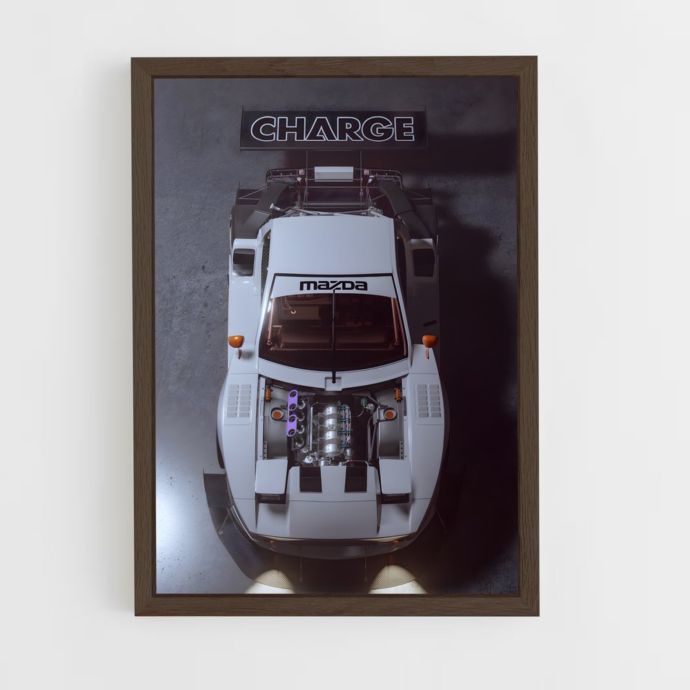 Poster Charge Turbo – affiche Mazda (vue 5)